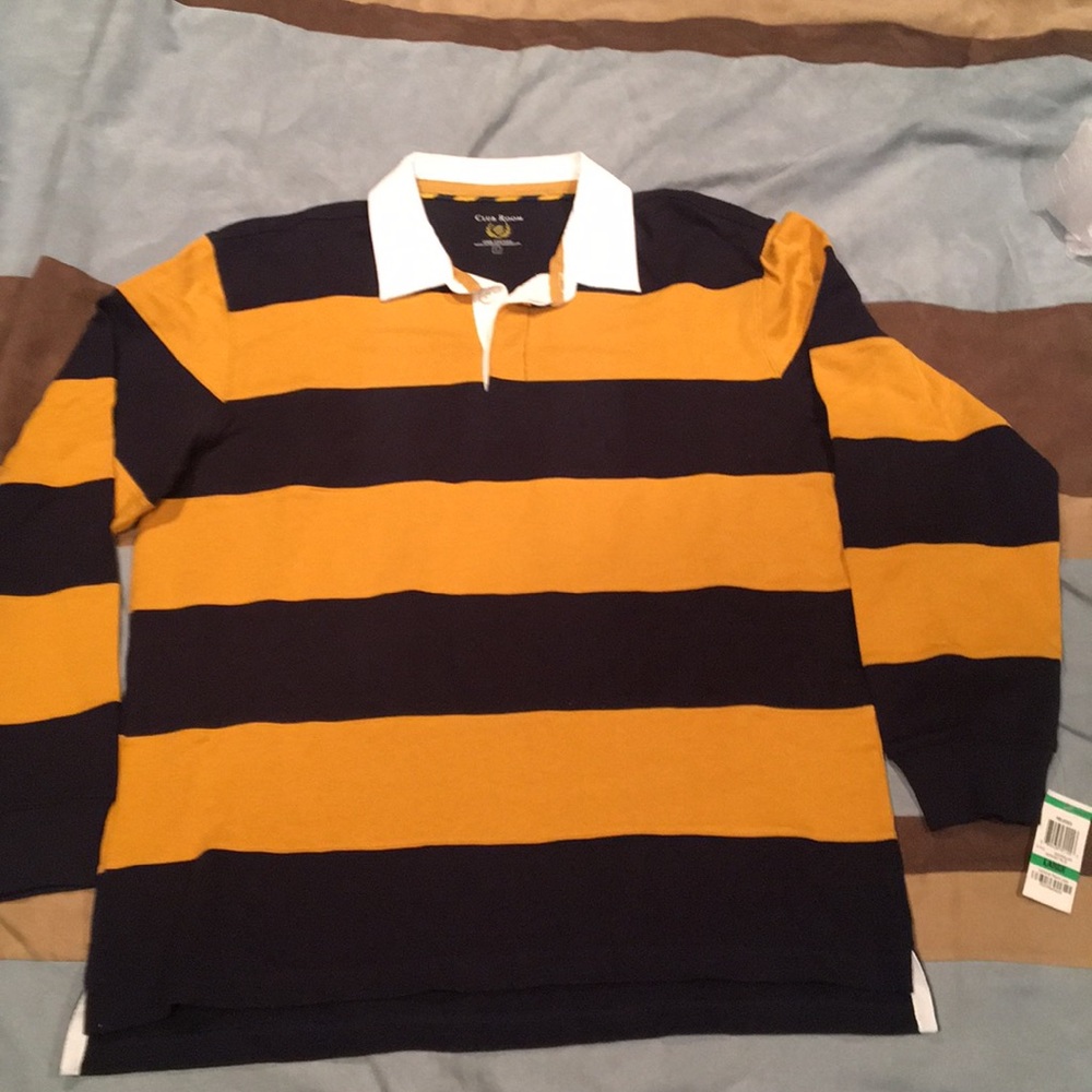 Striped Rugby Polo